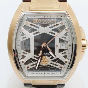 ROBERTO CAVALLI BY FRANK MULLER　ロベルトカヴァリ　バイ　フランクミュラー　RV1G124L0041　自動巻　アナログ　日差約+10秒　時計　箱