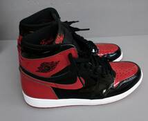 NIKE ナイキ AIR JORDAN 1 RETRO HIGH OG エアジョーダン 1 レトロハイ オリジナル パテント 555088-063 スニーカー メンズ 28.5cm_画像4