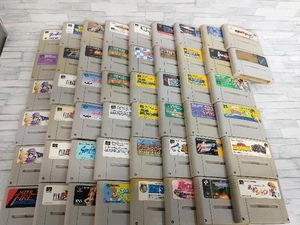 ジャンク Nintendo スーパーファミコン ソフト カセット 50本まとめ売り TU06