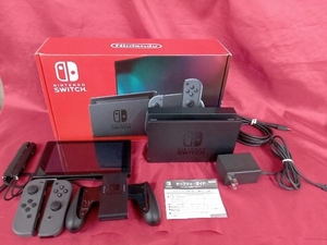 動作確認済 Nintendo Switch Joy-Con(L)/(R) グレー(HADSKAAAA)(バッテリー拡張モデル)