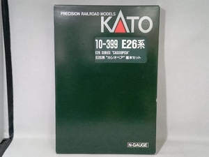 動作確認済 Ｎゲージ KATO 10-399 E26系特急寝台客車「カシオペア」 6両基本セット カトー