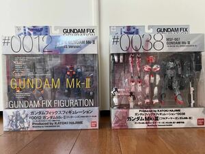 未開封 バンダイ GUNDAM FIX FIGURATION #0012 ガンダムMk-Ⅱ ティターンズ バーザム改 & #0038 ガンダムMk-Ⅲ フルアーマーガンダムMk-Ⅲ