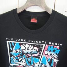 ベビーメタル BABYMETAL THE DARK KNIGHTS BEGIN ツアーTシャツ(XL)ブラック_画像2