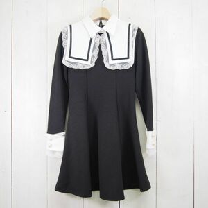 Fashion & Best гонки & лента цвет si Star One-piece Gothic and Lolita * Лолита * готовая одежда (S) черный 