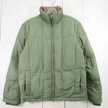 エディーバウアー Eddie Bauer フルジップ ナイロン ダウンジャケット(M)抹茶グリーン_画像1