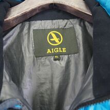 エーグル AIGLE キルティング ダウンジャケット 8504-87408(XL)ブルー_画像3