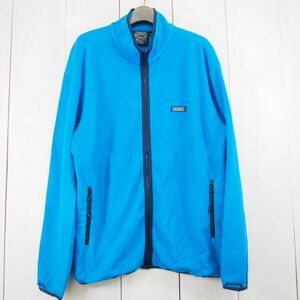 エーグル AIGLE POLARTEC ポーラテック フルジップ フリースジャケット(XL)ブルー/日本製