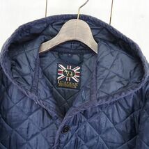 英国製 ラベンハム LAVENHAM フーデッドキルティングジャケット クレイドン CRAYDON(40)ネイビー_画像3