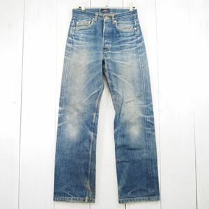 アーペーセー A.P.C. セルビッチデニムパンツ*赤耳*ボタンフライ*ジーンズ*ヒゲ(29)ブルー