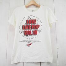 aiko LIVE TOUR LOVE LIKE POP VOL.8 2015クリスマス＆カウントダウンライブTシャツ(チビ)ホワイト/日本製_画像1