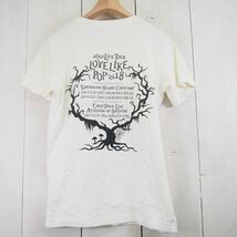 aiko LIVE TOUR LOVE LIKE POP VOL.8 2015クリスマス＆カウントダウンライブTシャツ(チビ)ホワイト/日本製_画像3