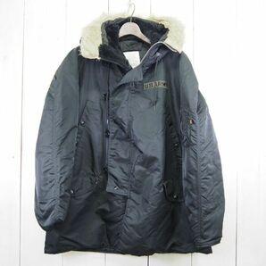 アルファ ALPHA INDUSTRIES フライトジャケットN-3B(L)ブラックの画像1