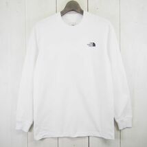 ノースフェイス THE NORTH FACE ロングスリーブバックスクエアロゴティー L/S Back Square Logo Tee(S)ホワイト/NT82333_画像1