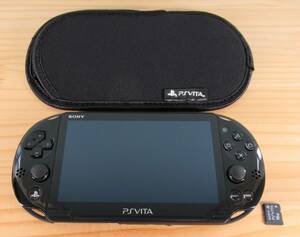 PSVITA PCH-2000 ブラック 16GBメモリ ポーチ付き