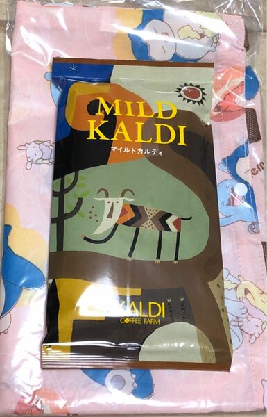 マイルドカルディ　MILD KALDI 中挽き　200g×1袋、おまけ(エコバッグ　１個)