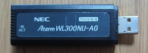 無線LAN USBアダプタ NEC AtermWL300NU-AG