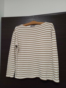 美品　80s 90s SAINT JAMES セントジェームズ ボーダー バスクシャツ 長袖　カットソー　フランス製 ビンテージ　size4 M Tシャツ　定番