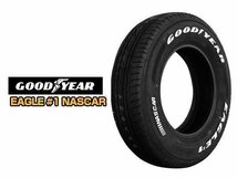 【4本組】200系 ハイエース デイトナ 16インチ×6.5J+38 ブラック×Good Year NASCAR（ナスカー）215/65R16C ホワイトレター_画像3