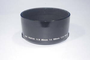 ペンタックス レンズフード SMC PENTAX1:1.8 85mm 1.4 100mm 1:2.8 105mm 樹脂製 52mm スナップ式 PENT-1