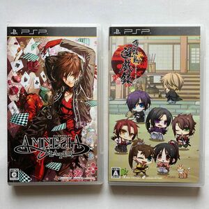 PSP 2本セット AMNESIA LATER 薄桜鬼 遊戯録