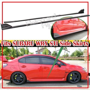 【即納品】STI Type スバル WRX VA STI セダン サイド スカート スポイラー ABS製 エアロ 未塗装品 素地 2015-2021