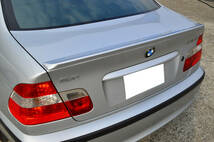 【何色でも塗装可能】D Type BMW 3シリーズ E46 セダン 塗装品 リア トランクスポイラー ウィングスポイラー 1998-2005_画像7