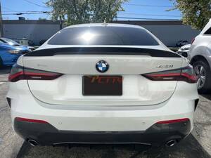 【即納品】P2 Type BMW G22 4シリーズ クーペ ABS エアロ トランクスポイラー リヤスポイラー 未塗装品 素地 2020-2024
