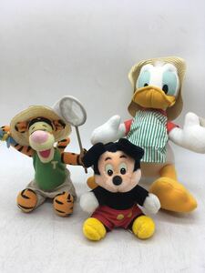 【1円スタート】Disney ぬいぐるみ まとめて Mickey ドナルド ティガー 保管品 家庭用 お土産 趣味 キャラクター DM0319L