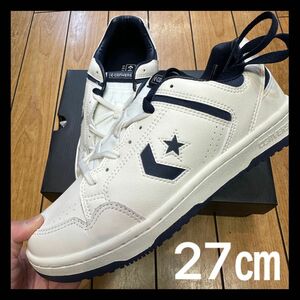 ☆新品・軽量☆CONVERSE WEAPON SK OX コンバース　ウエポン　スケートボーディング　ホワイト　ネイビー　スケボー