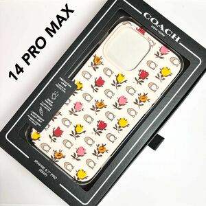 コーチ COACH iPhone 14 PRO MAX ケース フラワープリント