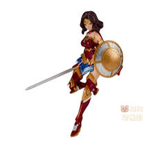 国内発送【将魂姫×DC】1/10 ワンダーウーマン 2体セット（通常＋ゴールドアーマー） 可動 機甲 美少女 組立式プラモデル_画像6