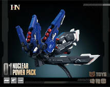 国内発送【核能模型】MG RG 機体汎用バックパック 黒Ver. Nulear Power Pack 拡張装備 組立式プラモデル 新品_画像2