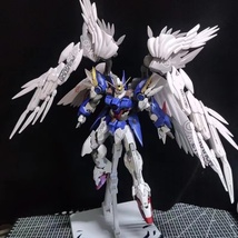 【MJH/模匠魂】1/100 HIRM ウイングガンダムゼロ スタンド付き デカール付き ハイレゾリューションモデル プラモデル 未組立 新品_画像1