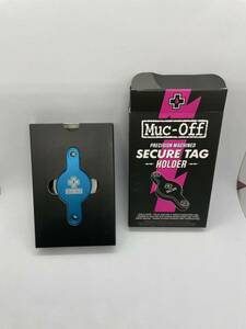 Muc-Off (マックオフ) SECURE TAG HOLDER （AirTag） BLUE