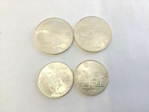 #12456　記念コイン　4枚セット 　1976年　モントリオール　オリンピック　10ドル×2　5ドル×2　現状品 　