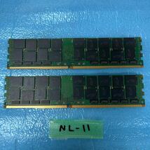 NL-11 激安 デスクトップPC サーバー用 メモリ micron 32GB PC4-2133P 32GB×2 64GB 動作品 同梱可能_画像2