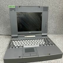 PCN98-1397 激安 PC98 ノートブック NEC PC-9821Nx/3 通電確認済み ジャンク 同梱可能_画像1