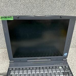 PCN98-1415 激安 PC98 ノートブック NEC PC-9821Ls12/D10 通電確認済み ジャンク 同梱可能の画像2