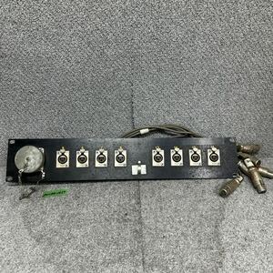 PCN98-1537 super-discount patch panel patch record 8CH CANNON XLR-3-11C XLR31 FK-60A-02-ZN CANARE L-4E5AT 600 connector panel used present condition goods 