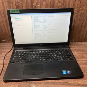 MY3-129 激安 ノートPC DELL Latitude E5550 P37F Core i5 5200U 2.20GHz バッテリー欠品 BIOS立ち上がり確認済み ジャンク