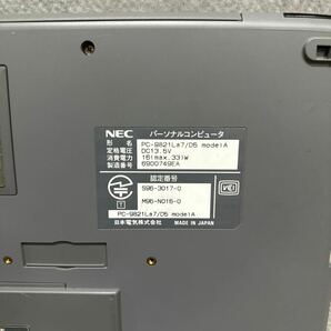 PCN98-1564 激安 PC98 ノートブック NEC Aile PC-9821La7/D5 起動音ランプ確認済み ジャンク 同梱可能の画像8