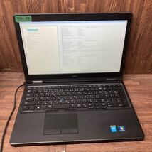 MY3-139 激安 ノートPC DELL Latitude E5550 P37F Core i5 5200U 2.20GHz バッテリー欠品 BIOS立ち上がり確認済み ジャンク_画像1