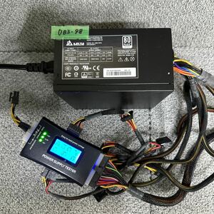 DB3-98 激安 PC 電源BOX DELTA GPS-500EB D 500W 80PLUS BRONZE 電源ユニット 電源テスターにて電圧確認済み 中古品