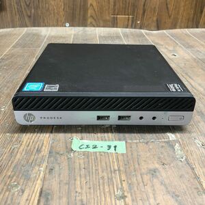 CI2-31 激安 デスクトップPC ミニ HP ProDesk 400 G3 DM TPC-W039-DM BIOS立ち上がり確認済み HDD.メモリ.CPU欠品 ジャンク