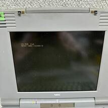 PCN98-1582 激安 PC98 ノートブック NEC PC-9821Na7/H7 起動確認済み ジャンク 同梱可能_画像2