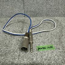 PCN98-1498 激安 CABLE フォン ケーブル JAE XLR-3-12C 約80cm 中古 現状品_画像1