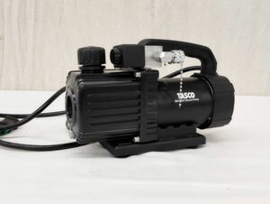 【中古】イチネン TASCO オイル逆流防止弁付ウルトラミニ真空ポンプ　TA150SW 電源100V50/60Hz70W容量40L/分最高到達真空度25ミクロン