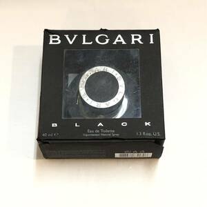 ◯【オススメ】☆ BVLGARI BLACK オードトワレ 40ml ☆ ブルガリ／ブラック／EDT／香水／廃盤品／残量半分程