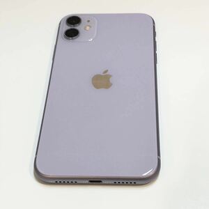 ◯【オススメ】☆ Apple iPhone11 64GB MWLX2J/A パープル ☆ アップル／KDDI／SIMロックあり／ネットワーク利用制限◯／本体のみ