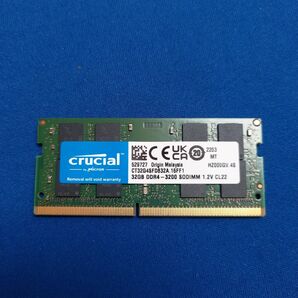 Crucial DDR4-3200 32GB SODIMM CT32G4SFD832A